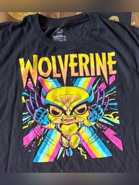 Marvel Black Wolverine Graphic Tee